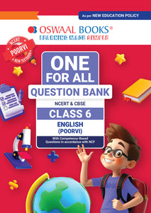 One For All Question Bank NCERT & CBSE, Class-6 English - Poorvi (For Latest Exam)