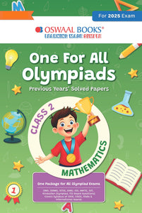 One for All Olympiads Chapter-wise Previous Years' Solved Papers, Prep-Guide Class 2 Mathematics For 2025 Exam