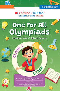 One for All Olympiads Chapter-wise Previous Years' Solved Papers, Prep-Guide Class 2 Cyber For 2025 Exam