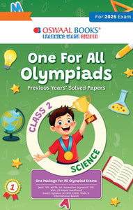 One for All Olympiads Chapter-wise Previous Years' Solved Papers, Prep-Guide Class 2 Science For 2025 Exam