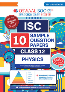 ISC | 10 Sample Question Papers | Class 12 | Physics (For 2025 Exam)