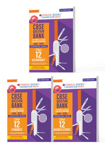 CBSE Question Bank Class 12 Set of 3 Books Accountancy, Economics and Business Studies Chapterwise & Topicwise Solved Papers | For 2026 Board Exams