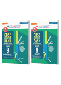 CBSE Question Bank Class 9 Set of 2 Books Mathematics & Science Chapterwise & Topicwise Solved Papers For 2026 Exams