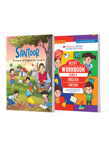 NCERT English Santoor Textbook and Workbook For Class 4 | Updated NCERT Pattern | Includes Mind Maps & Revision notes | With Parents & Teachers Manual (Set of 2 books)