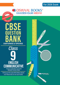 CBSE Question Bank Class 9 English Communicative For 2026 Exam