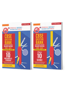 CBSE Question Bank Class 10 Set of 2 Books  Maths Standard & Science Chapterwise & Topicwise Solved Papers For 2026 Board Exams