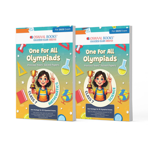 One For All Olympiad Chapter-wise Previous Years's Solved Papers, Prep-Guide Class 7 (Set of 2 Books) Maths & Science for 2025 Exam