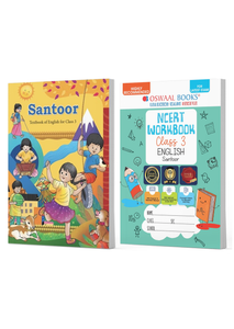 NCERT English Santoor Textbook and Workbook For Class 3 | Updated NCERT Pattern | Includes Mind Maps & Revision notes | With Parents & Teachers Manual (Set of 2 books)