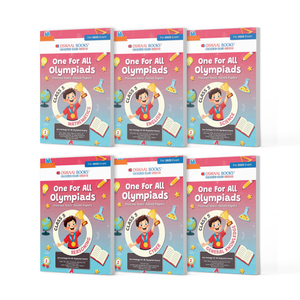 One For All Olympiad Chapter-wise Previous Years' Solved Papers, Prep-Guide Class 5 (Set of 6 Books) Maths, English, Science, Reasoning, Cyber & General Knowledge (For 2025 Exam)