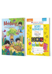 NCERT English Mridang Textbook and Workbook For Class 1 | Updated NCERT Pattern | Includes Mind Maps & Revision notes | With Parents & Teachers Manual (Set of 2 books)
