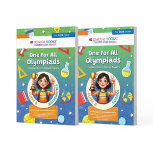 One For All Olympiad Chapter-wise Previous Years's Solved Papers, Prep-Guide Class 8 (Set of 2 Books) Maths & Science for 2025 Exam