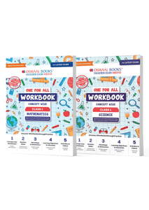 One For All Workbook Concept Wise Class-1 Math & Science (Set Of 2 Books) (For Latest Exam)