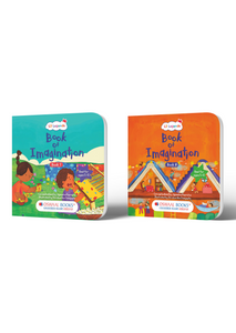 Books of Imagination Combo (Books 7 & 8) for Kids 5–10 | Creative Activity Journals & Writing Prompts
