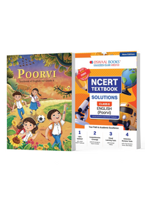 NCERT English (Poorvi) Textbook With Textbook Solutions for Class 6 | Set of 2 Books | Covered Concept, Mind Maps, Mock Papers | Updated NCERT Pattern (For Upcoming Exams)