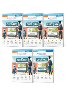 NTA CUET (UG) Mock Test Papers | English, Geography, History, Political Science & General Aptitude Test (Set of 5 Books) | For 2026 Exam