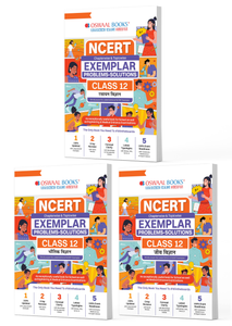NCERT Exemplar (Problems - Solutions) Class 12 Bhautik Vigyan, Rasayan Vigyan and Jeev Vigyan (Set of 3 Books) For Latest Exam