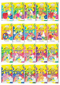 Lil Legends Copy-Colouring 20-Book Bundle – Early Learning Activity Books for Kids (Ages 3+): Vegetables, Animals, Shapes, Dinosaurs, Unicorns & More – Boosts Fine Motor Skills & Focus