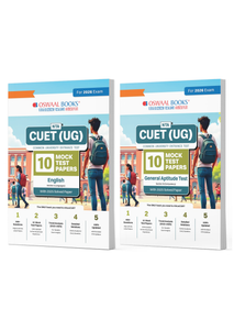 NTA CUET (UG) Mock Test Papers | English & General Aptitude Test (Set of 2 Books) | For 2026 Exam