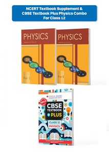 NCERT Textbook Supplement & CBSE Textbook Plus Physics For Class 12 | Competency Focused Questions | Concept Clarity, Mind Maps | Set Of 3 (For 2026 Exam)