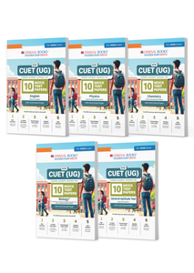 NTA CUET (UG) Mock Test Papers | English, Physics, Chemistry, Biology & General Aptitude Test (Set of 5 Books) | For 2026 Exam