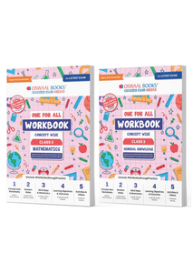 One For All Workbook Concept Wise Class-3 Mathematics & General Knowledge (Set Of 2 Books) (For Latest Exam)