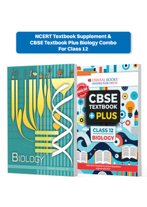 NCERT Textbook Supplement & CBSE Textbook Plus Biology For Class 12 | Competency Focused Questions | Concept Clarity, Mind Maps | Set Of 2 (For 2026 Exam)