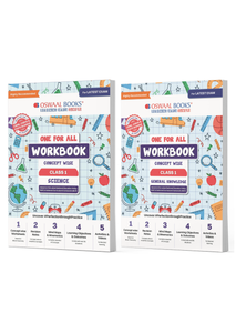 One For All Workbook Concept Wise Class-1 Science & General Knowledge (Set Of 2 Books) (For Latest Exam)
