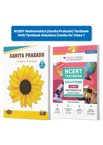 NCERT  Mathematics (Ganita Prakash) Textbook With Textbook Solutions for Class 7 | Set of 2 Books | Covered Concept, Mind Maps, Mock Papers | Updated NCERT Pattern (For Upcoming Exams)