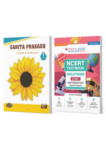 NCERT  Mathematics (Ganita Prakash) Textbook With Textbook Solutions for Class 7 | Set of 2 Books | Covered Concept, Mind Maps, Mock Papers | Updated NCERT Pattern (For Upcoming Exams)