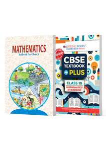 NCERT Textbook Supplement & CBSE Textbook Plus Mathematics For Class 10 | Competency Focused Questions | Concept Clarity, Mind Maps | Set Of 2 (For 2026 Exam)