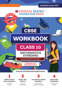 CBSE Workbook Class 10 Mathematics Standard | Updated as per NCF | For Latest Exam