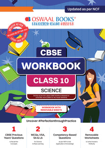 CBSE Workbook Class 10 Science | Updated as per NCF | For Latest Exam