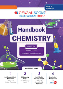 Handbook of Chemistry Class 11 & 12 | Must Have for JEE / NEET / Engineering & Medical Entrance Exams