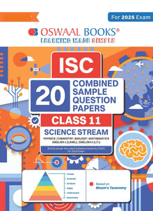 ISC 20 Combined Sample Question Papers | Class 11 | Science Stream | Phy | Chem | Bio | Math | Eng 1 | Eng 2 | For 2025 Exam