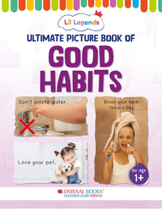 Lil Legends Picture Book for Kids, Age 1+, To learn about Good Habits