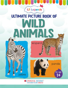 Lil Legends Picture Book for Kids, Age 1+, To learn about Wild Animals