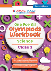 One for All Olympiads Workbook Class 3 Science For 2025 Exam