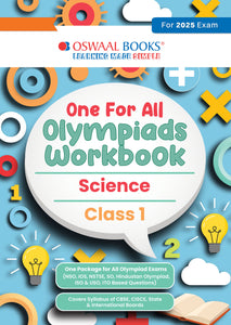 One for All Olympiads Workbook Class 1 Science For 2025 Exam