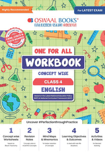 One For All Workbook Concept Wise Class-4 English (For Latest Exam)