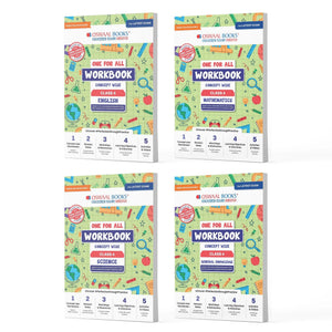 One For All Workbook Concept Wise Class-4 English, Math, Science & General Knowledge (Set Of 4 Books) (For Latest Exam)