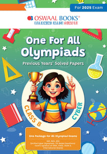One for All Olympiads Chapter-wise Previous Years' Solved Papers, Prep-Guide Class 8 Cyber For 2025 Exam