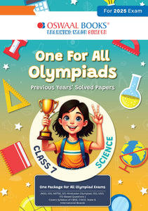 One for All Olympiads Chapter-wise Previous Years' Solved Papers, Prep-Guide Class 7 Science For 2025 Exam