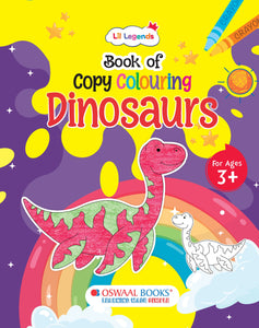 Lil Legends: Book of Copy Colouring, Dinosaurs