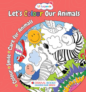 Oswaal Lil Legends: Let's Colour our Animals