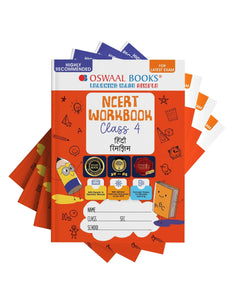 NCERT & CBSE Workbooks Class 4 Math, English, Hindi & Environmental Studies (Set of 4 Books ) (For latest Exam)
